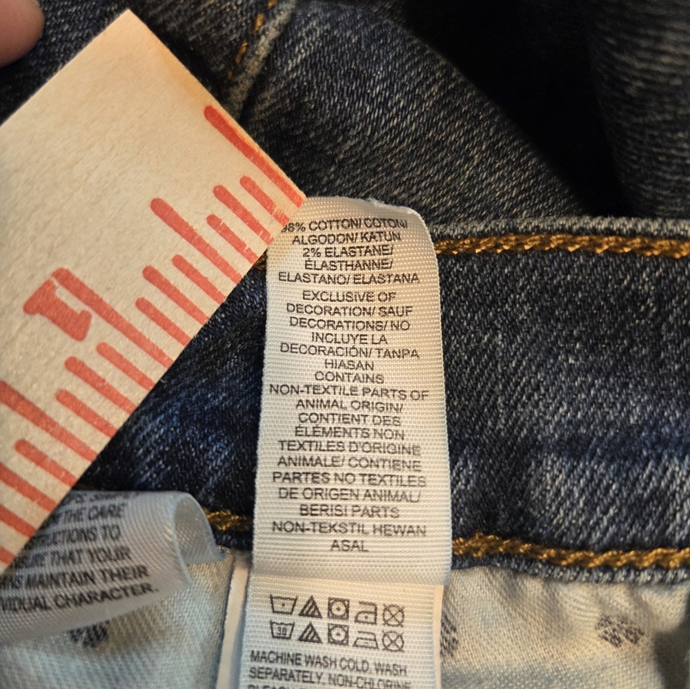Lucky Brand Jeans Mens 34x30 Blue Denim 221 Straight Leg Medium Wash Stretch Fit - Picture 11 of 15